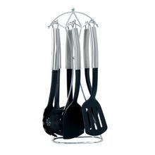 7pcs - Nylon Kitchen Cooking Utensil Set with Stand