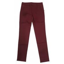 Maroon Spandex Stretchable Pants For Women