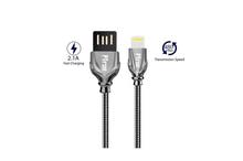 PTron Falcon Pro 2.1A USB To Lightning USB Data Cable For IOS Smartphones (Gold)