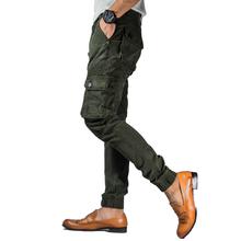 Virjeans Cotton Twill Stretchable (Cargo) Box Joggers Pant (VJC 705) Olive