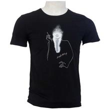 Black Smoke Printed T-Shirt For Men