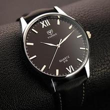 Yazole Brand Luxury Quartz Watch Men Famous Male Clock Leather
