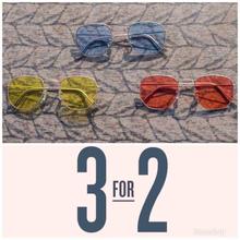 Buy 3 For the Price of 2 Colorful Trendy Cool Unisex Sunglasses