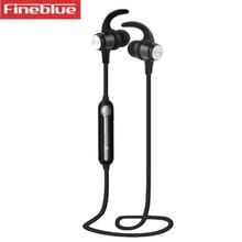 FineBlue Mate 9s Stereo Wireless Bluetooth Headset Deep Bass Sport Music Earphone with Mic handfree for Phone Calls