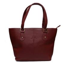 Red Plain Handbag For Women