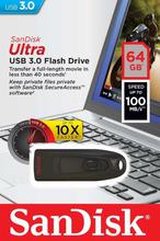 SanDisk 64GB Ultra USB 3.0 Flash Drive Speed Up to100 MB/s Model SDCZ48-064G-U46 PenDrive