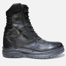 Police Leather Boots For Men- Black