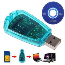 USB Cellphone Standard SIM Card Reader Copy Cloner Writer SMS Backup GSM/CDMA+CD