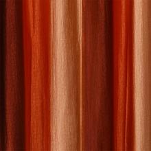 Plain Orange Long Crush 3D Curtains