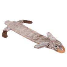 Cute Wolf Toys Stuffed Squeaking Animals Pet Toy Plush Rabbit Honking Squirrel for Dogs Chew Squeaker Squeaky Dog Toys