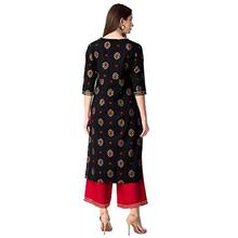 KHUSHAL Women's Cotton Printed Kurta with Printed Palazzo