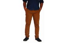 Slim Fit Strechable Cotton Chinos Pants Coffee Brown