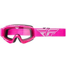 Fly Racing Pink/Clear Fly Googles Focus