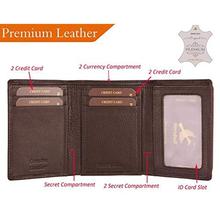 HORNBULL Trifold Brown Men's Genuine Leather Wallet