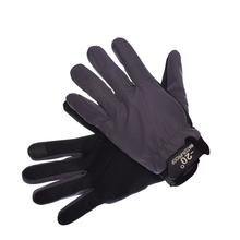 Plain Fancy Winter Gloves With Fur Inside Grey