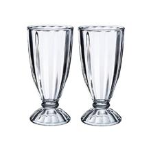 Tall American Retro Style Smoothie Glasses 340ml (Set of 6)