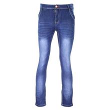 Dark Blue Slim Fit Washed Jeans For Men