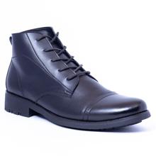 Caliber Shoes Black Lace Up Lifestyle Boots For Men - ( 230 C)