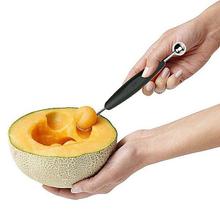 Combo of Bulfyss Silicone Spatula and Kitchen Oil Brush+ Stainless Steel Mini Tar 4.5'' Grater + Fruit Baller Double End Scoop