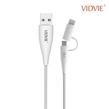 VIDVIE 2 in 1 Fast Charging Cable CB415 iPhone to Android