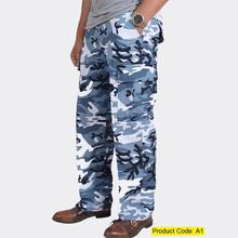 Army Cotton Combat Pant for Men (Dark Blue A1)