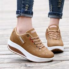 Soft Breathable Platform Shoes Casual Sports Wedges For Women