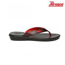 Red/Black Paralite Synthetic Slippers For Women-1260