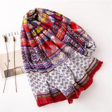 Korean Style Sun Protection Premium Printed Scarves For