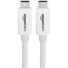 AmazonBasics USB 3.1 Type C to Type C Gen1 Cable -3Feet -White