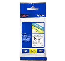 Brother  TZE-211 P- Touch Black/Clear Tape(6mm x 8m)