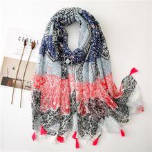 Korean Style Sun Protection Premium Printed Scarves For