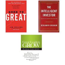 Reader's Pack of 3 (Good to great,Great leaders grow and Intelligent investor)