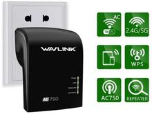 Wavlink AC750 Dual Band WiFi Reperter / Range Extender / Access Point / Router / Media Bridge with WPS Function, 750Mbps 2.4GHz + 5GHz 802.11ac /b/g/n Wall Plug Wifi Booster Works with any WiFi Router