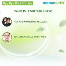 Mamaearth Bye Bye Dark Circles Eye Cream with Cucumber & Peptides for Dark Circles – 20ml