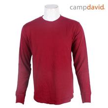 Campdavid Red Solid Sweatshirt