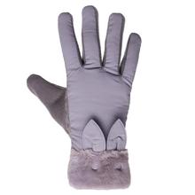 Rabbit Design Wind Stopper Anti Skid Thermal Fleece Gloves For Ladies