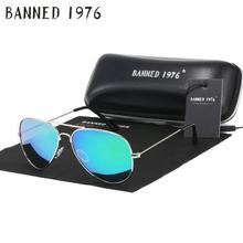 BANNED 1976 classic HD polarized metal frame fashion sunglasses classic design women men feminin brand oculos vintage glasses