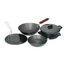 Hawkins Futura Sets (Tawa, Frying Pan, Deep-Fry Pan, Cook And Serve Bowl), (Hard Anodized)-4 Pcs