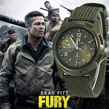 2018 Men Nylon band Military watch Gemius Army watch High Quality Quartz Movement Men sports watch Casual wristwatches