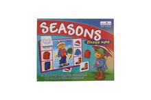 Creative Educational Aids Seasons Dress Ups Board Game - Multicolored
