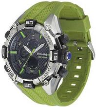 Sonata 77028PP02 Grey Dial Analog-Digital Watch For Men - Green