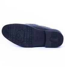 Caliber Shoes Black Slip On Formal Shoes For Men ( 454 C )