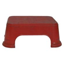 Bagmati Red Rectangular Plastic Bathroom Stool - DLX444