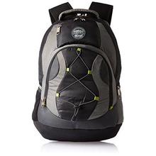 Gear Urban Terrain 32 ltrs Black, Grey and Green Laptop Backpack