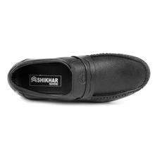 Shikhar Shoes Leather Loafer For Men (1805)- Black