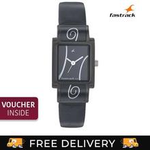 Fastrack Black Dial Analog Watch For Women -6100SM02