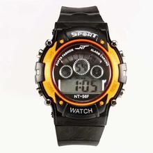 56F LED Nightlight Sport Rubber Watch w/ Alarm, Chronograph, Stopwatch, Date Display for Kid Child Boy Girl Student