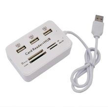 USB 2.0 Hub 3 Port + 4 Slot Card Reader