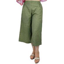 Green Side Pocket Palazzo For Women