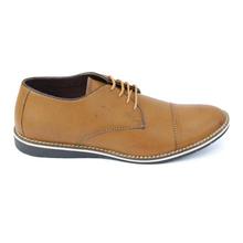 Fitrite Tan Lace Up Formal Shoes For Men  7030